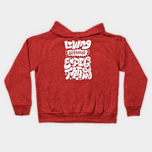 Loving Without Expectations - Red Version Kids Hoodie